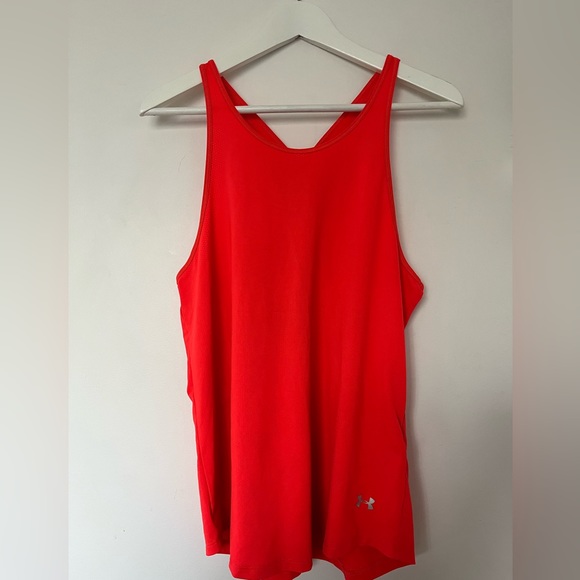 ADIDAS ORANGE ATHLETIC SHIRT - Picture 1 of 4